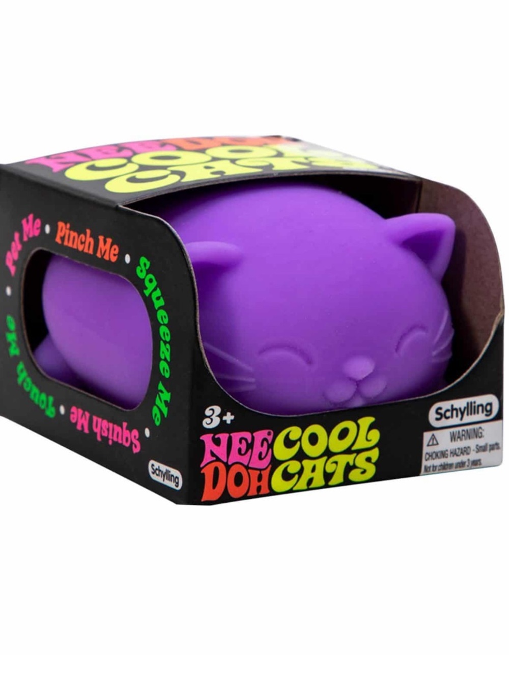 NeeDoh Cool Cats Purple Cat Stress Toy